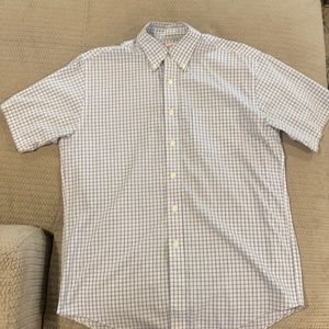 M Mens Brooks Brothers Short Sleeve Button Down
